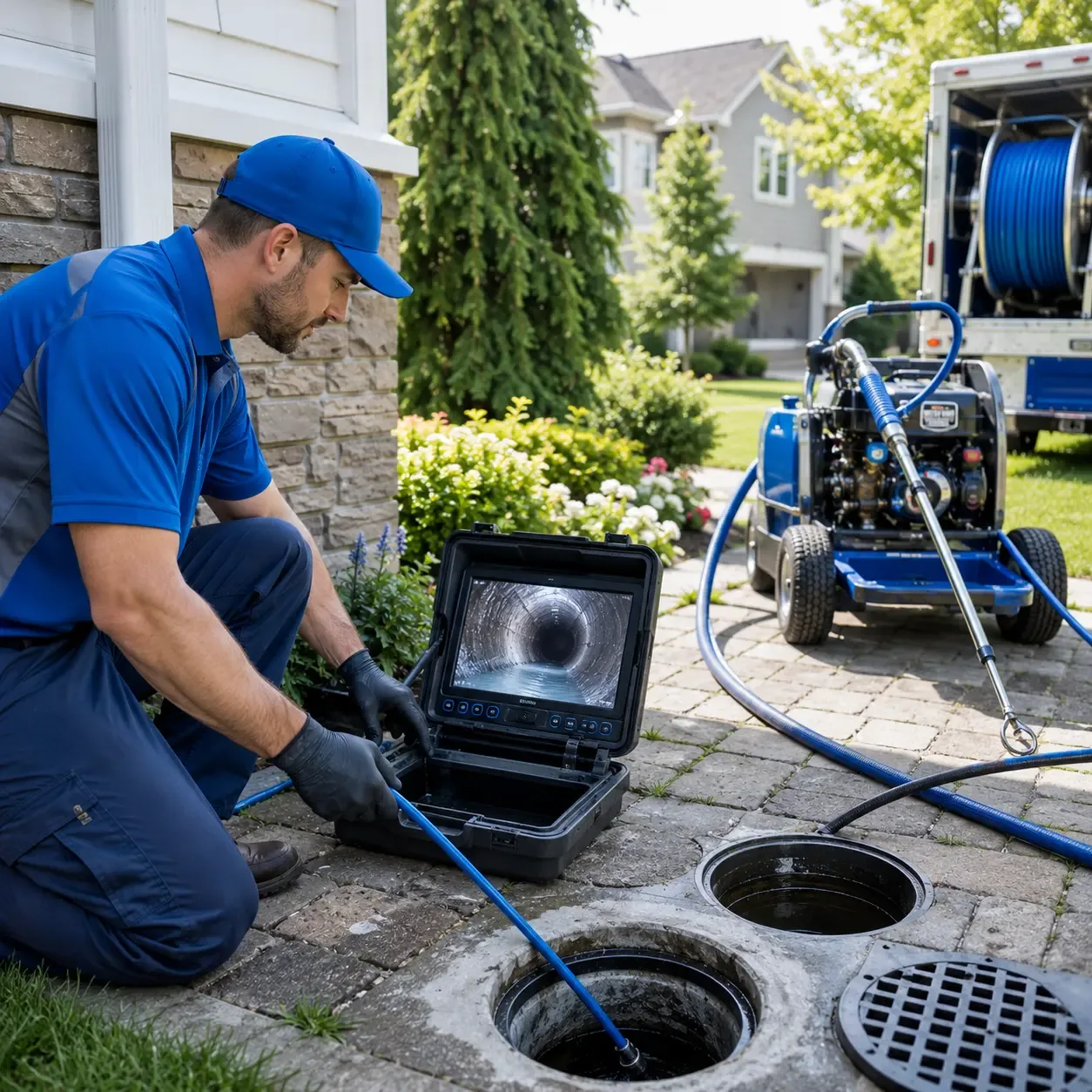 Outdoor drain cleaning professionals serving Circle Pines, MN